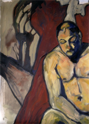 Oilpainting study by Monica, 2010