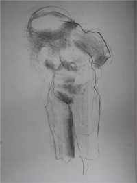 Drawing by Ruben as an example for Ruben's Lessons/class "Natural and Experimental Drawing